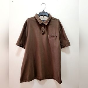 Men's Banana Republic brown collared Shirt size XL